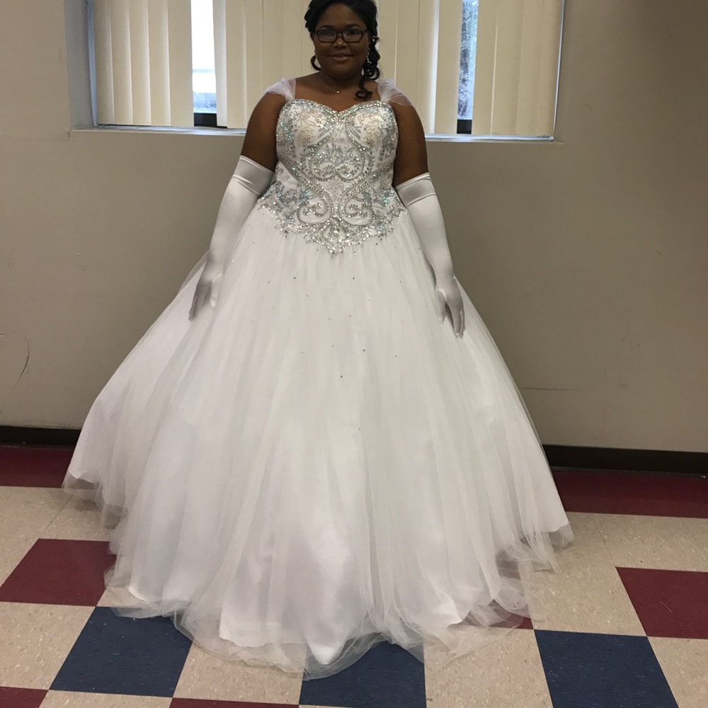 White Debutante Dress